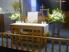 ceremony altar arrangements